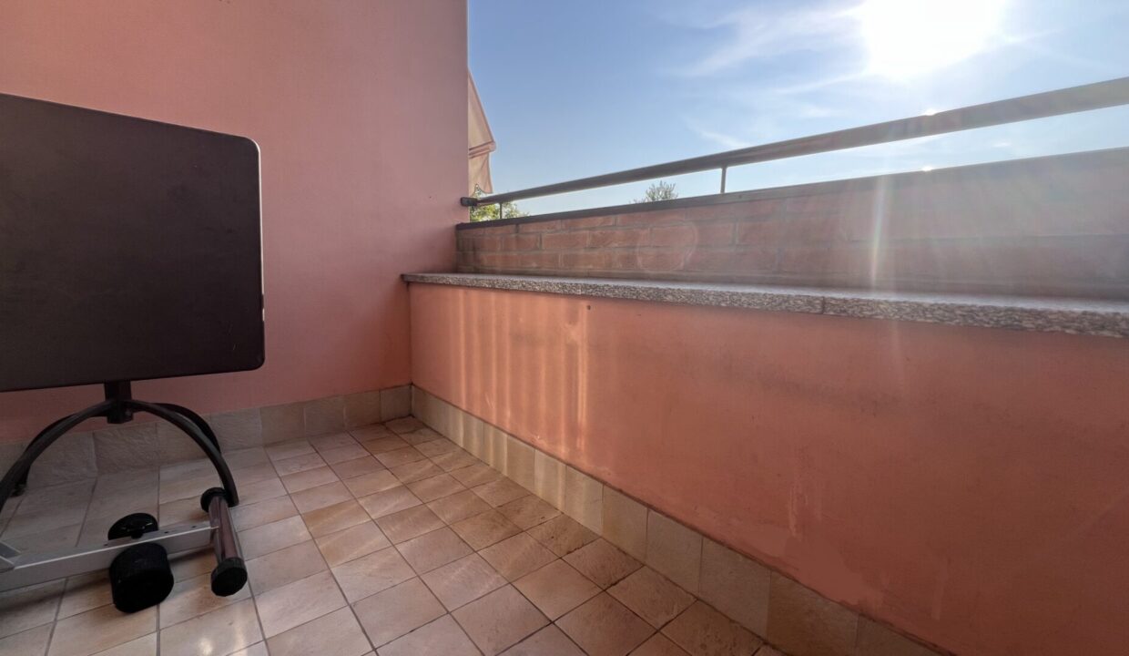 balcone appartamento con giardino San Polo di Torrile